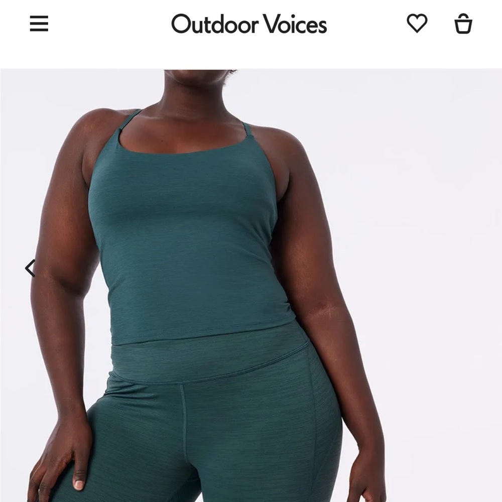 Outdoor voices workout tank